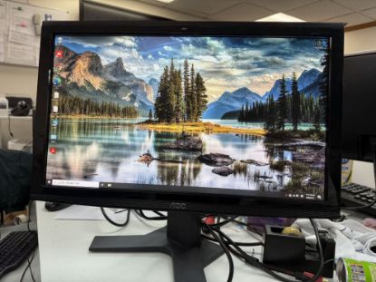 圖片 AOC e2241Vwa 21.5 " LCD MONITOR  Model : 215LM00009 (80% NEW)