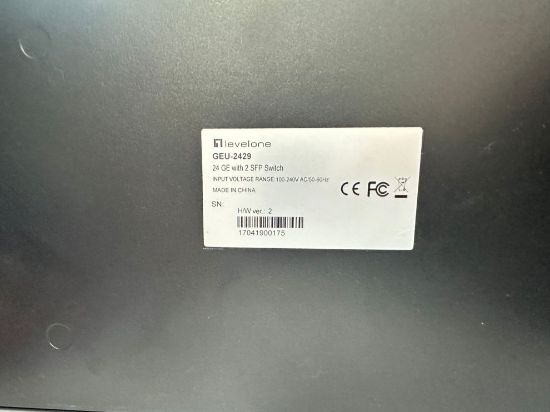 圖片 LevelOne GEU-2429 24-Port Gigabit Switch with 2 SFP Slots