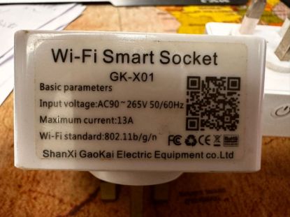 Picture of ✌️方腳 Wifi Smart Socket GK-X01 英標無線 Wifi 智能插座(一對, 兩個)✌️